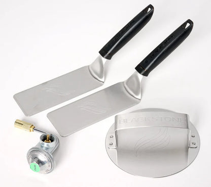 17" Portable Outdoor Griddle with Hood,Carry Bag & Tool Kit